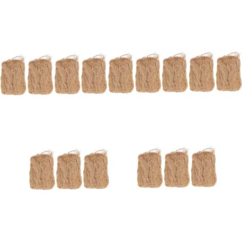 Kit de 15 allume-feu en jute pour le camping - Des allume-feu pratiques et légers pour toutes vos aventures