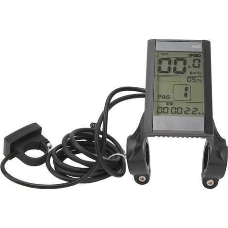 Compteur LCD Multifonction 24V 36V 48V Étanche pour Vélo Électrique, Accessoire de Modification S830 22.2mm