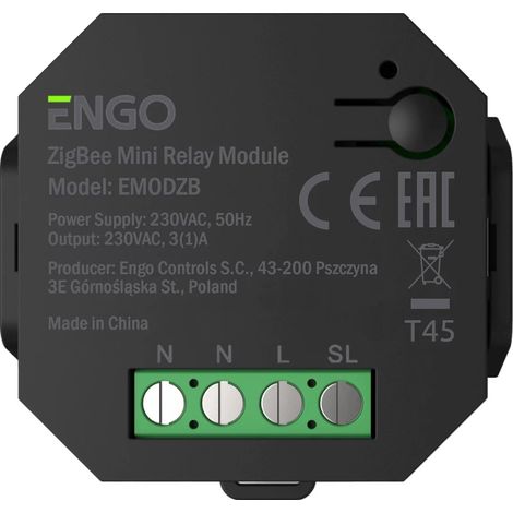 ENGO Module Répéteur Zigbee - 230V - Sans Fil - Compatible Tuya - Installation Facile (1/4)