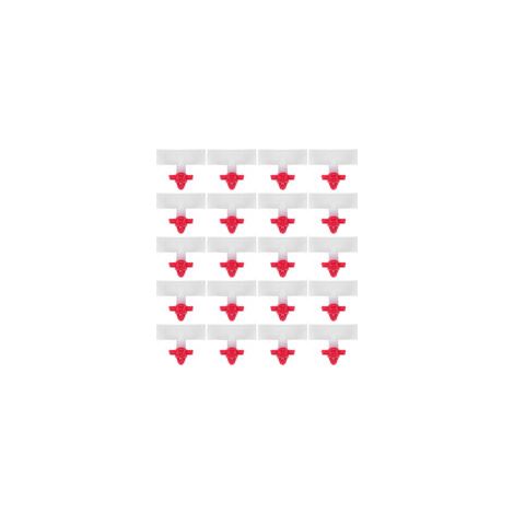 Lot de 20 abreuvoirs à tétine pour élevage – Tétines rouges – Sortie G3/2 – Avec raccord en T et abreuvoir d’angle (1/5)
