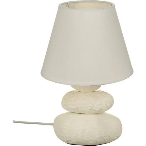 Lampada in ceramica Sea H30cm - Bianco - Atmosphera créateur d'intérieur (1/3)