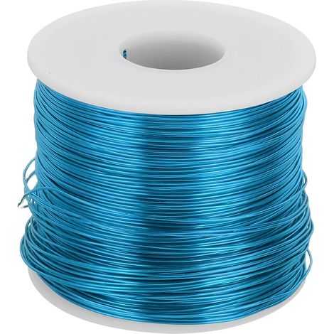 771 Pieds Fil Artisanal En Aluminium Anodisé 20 Gauge Bleu (1/5)