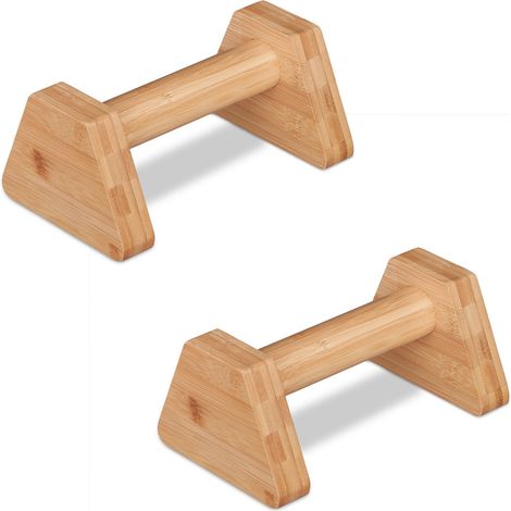 Paralletten aus bambus - 2er set