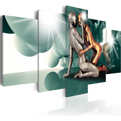 Quadro - Azure Love - 100x50 (1/4)