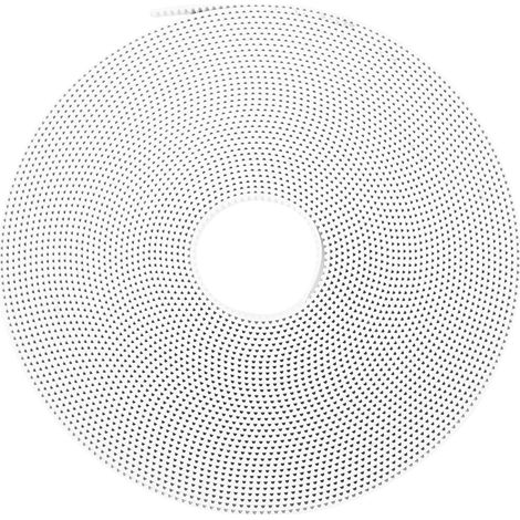 Weißer Synchronriemen 2GT6mm, 10 Meter, rutschfestes Zahnband mit Stahlkern, 6mm Zahnriemen, rutschfestes weißes Zahnband. (1/5)