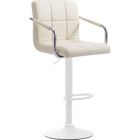 Taburete de bar Lucy V2 Crema Blanco (1/2)