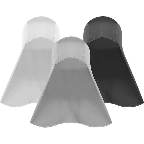 Ensemble de 3 pièces pour casque de sécurité comprenant une doublure de casque avec rabat de nuque ventilée et pare-soleil intégré. (1/5)