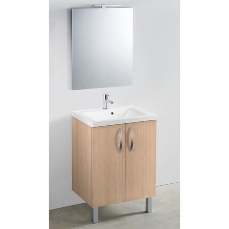 CAREA - Concept plan vasque + meuble portes TOUCAN 60 cm