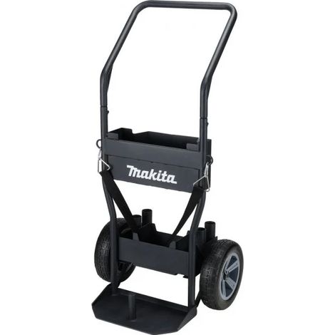 Makita – Chariot de transport robuste 50cm – Structure métallique renforcée – Poignée ergonomique – Pour outils lourds et matériaux sur chantier