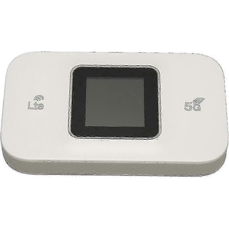 Point d'accès Wi-Fi 5G portable avec emplacement pour carte SIM, compatible avec 10 connexions, idéal pour les voyages, le télétravail et les déplacements professionnels. WHBYV (1/4)