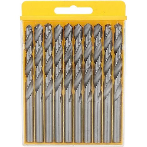 1 Schachtel Spiralbohrer aus HSS mit geradem Schaft, Handbohrer, 8,5 mm, 10 Stück pro Schachtel/4