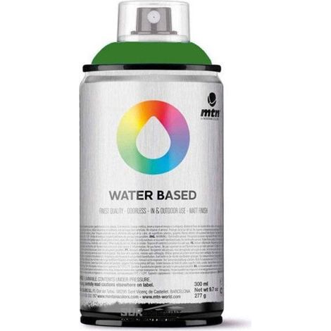 Bombe de peinture MTN water based - jaune vert brillant foncé (1/3)