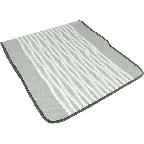 Tappeto Antiscivolo Disegno Ondina Colore Grigio Modello O.B., misura60x90coloreGrigio (1/4)