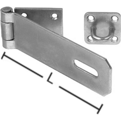 Protezione con fegato su piastra 120x35x2,5mm