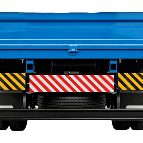 Ruban d'avertissement de danger, longueur 30m, largeur 30cm, noir et jaune, rouge et blanc, matériau PE (1/5)