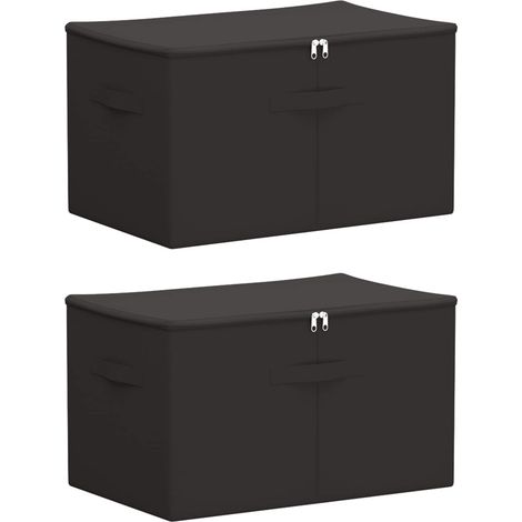 Maison Exclusive - Scatola di Stoccaggio 2 pz Tessuto non tessuto 60 x 43 x 35 cm (1/5)