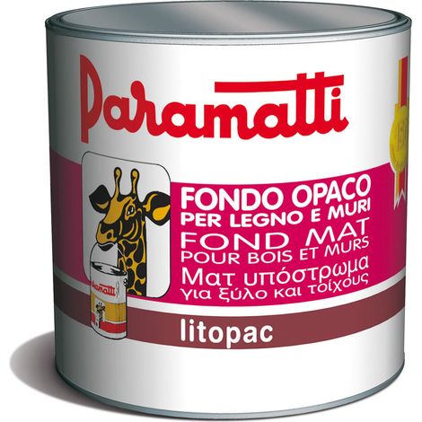 Fondo opaco litopac paramatti legno muro litri 2,5