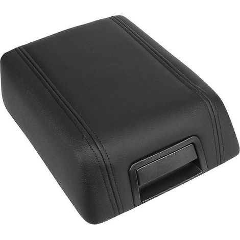 Couvercle d'accoudoir de console centrale GECS-004-BK pour Ford F-150 et Lincoln Mark LT (2004-2008) - Coussinet de verrouillage d'accoudoir noir (1/5)