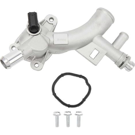 Boîtier de thermostat de sortie d'eau de refroidissement 25193922 55565334 pour Buick Encore 1.4L 2013-19 Compatible avec Chevy Cruze 1.4L 2011-2016