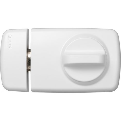 Cerrojo de puerta adicional botón rotativo blanco - Abus 532702 7010 W