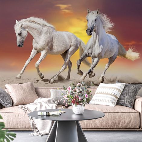 Papier peint panoramique - Chevaux - 480 cm x 320 cm (1/4)