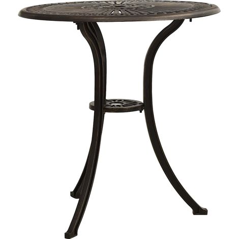Maison Exclusive - Gartentisch Bronzen 62x62x65 cm Aluminiumguss (1/5)