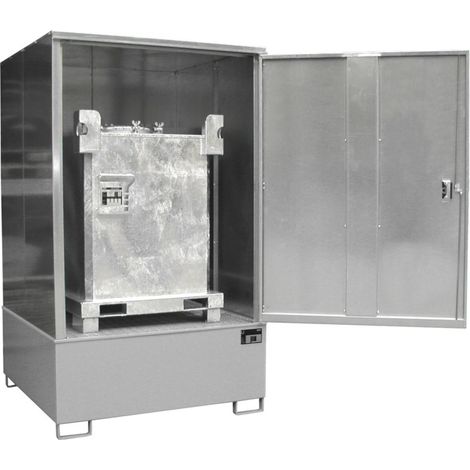 Bauer Südlohn Armoire à produits dangereux GS-4, laquée, gris souris