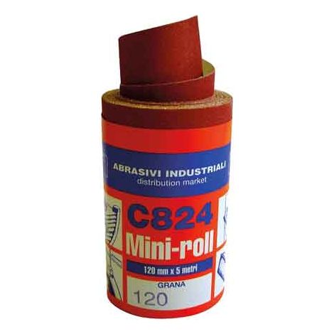 CARTA ABRASIVA 'C824' 5 MT mm 115x5 mt - grana 40