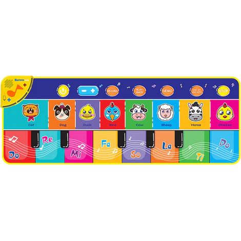 Carpet Non-slip Entertainment Cloth Piano Keyboard Play Mat (1/4)