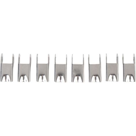 Ortviai Verrou de Sécurité pour Crochet en Acier Inoxydable 316 – Lot de 8, 17 mm, pour Remorquage et Levage (1/5)