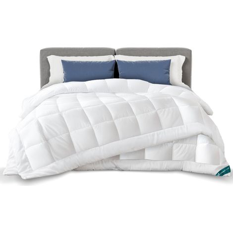 Vounot – Couette 4 saisons 220x240cm 500g/m² – Garnissage microfibres 7D – Lavable en machine – Certifiée Oeko-Tex (1/5)