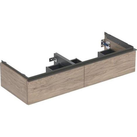 Geberit iCon Unterschrank für Doppelwaschtisch, 2 Schubladen, (1/5)