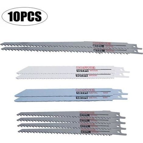 Lames de scie sabre pour Bois Métal - Outils Électriques Accessoires (1/4)