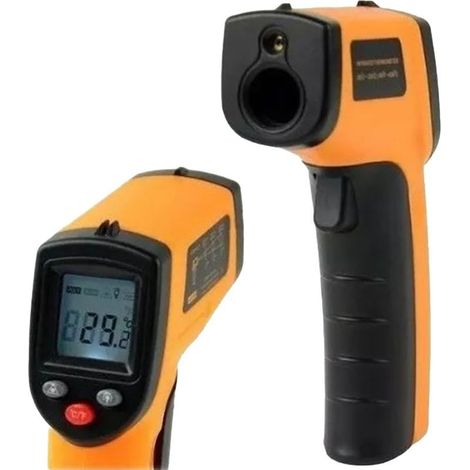 Pistolet de mesure de la température, positionnement Laser sans Contact, thermomètre infrarouge portatif de haute précision (1/5)
