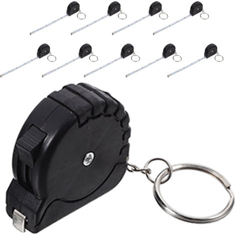 Mètre ruban rétractable mini ibasenice avec porte-clés, portable (1/5)