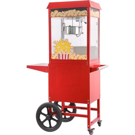 Machine à Pop-Corn Avec Chariot - Hendi