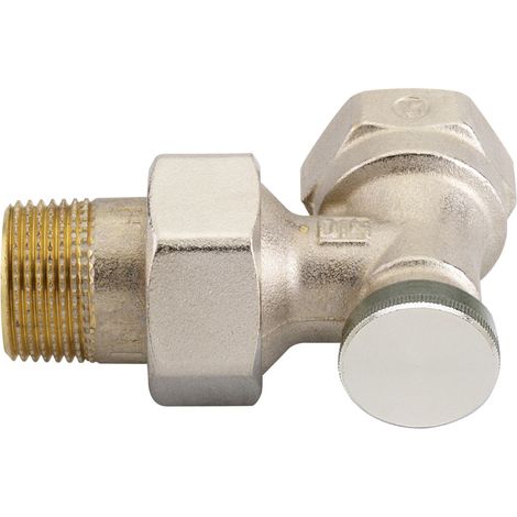 Danfoss – Coude de réglage RLV-S 20 nickelé 3/4 – Raccord pour radiateur – Température max 120°C – Fini impeccable sans fuites (1/10)