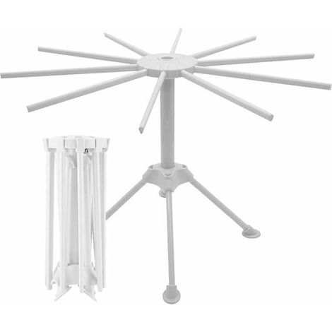 Séchoir à Pates Fraiches, Séchoir à Spaghetti, Nouilles Porte-séchage, Nouilles Séchage Support Nouilles Support Nouilles Accessoire Machine à Pâtes Faisant Aide,28cm,blanc (1/4)