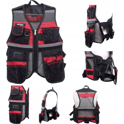 Gilet de travail d'ajusteur avec poches pour outils (1/5)