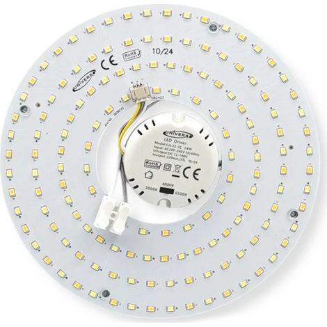 Circolina LED 24W Ø 19cm ricambio per plafoniera anello rotondo lampada a basso consumo per soffitto cucina bagno (1/2)