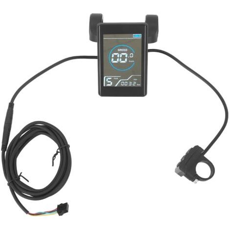 Panneau de commande LCD couleur multifonctionnel étanche ABS pour vélo/scooter, avec connexion à cinq broches et écran LCD couleur, pour modification de vélo/scooter.
