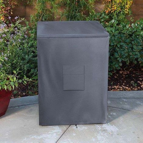 55.88 x 63.5 x 85.09 cm Housse pour Congélateur Coffre, Housse De Protection Imperméable Pour Congélateur Armoire, pour Terrasse Jardin Balcon Cour(Gris) (1/4)