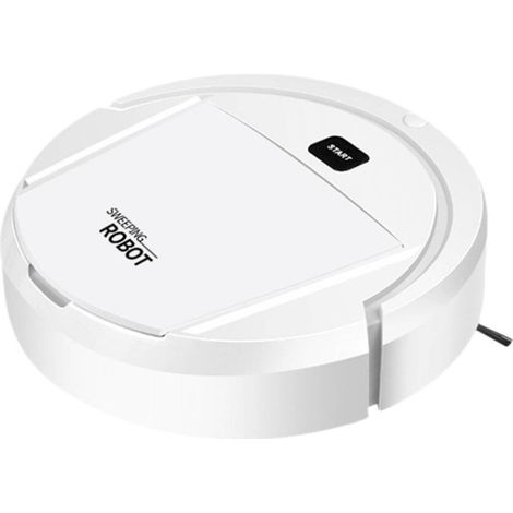 Aspirateur robot intelligent, blanc, USB, 1200 mAh, 22,5 x 6 cm (1/5)