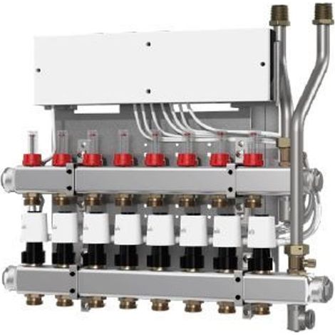 Danfoss Distribuidor de circuito de calefacción Tipo SGC 4 circuitos de calefacción y, Regulador principal Icon 230V, 145H0924