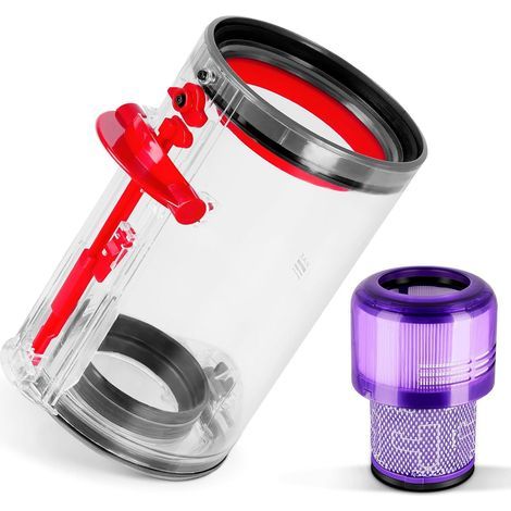 Remplacement de la poussière pour Dyson V11 V15 Torque Drive Animal Complete V15 Extra V15S détecter sous-marin SV22 SV15 SV14 grande pièce de poussière à vide,avec filtre (pour poussière V11 filtre) (1/5)