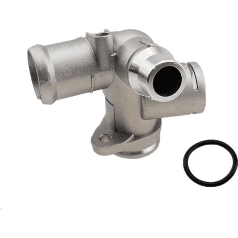 Bride de durite de refroidissement en aluminium compatible avec VW/Audi - Réf. 06D121132C / 06D121133A