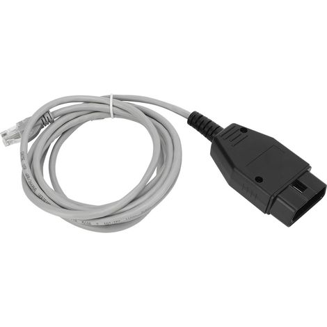 Câble d'interface ENET gris, câble de programmation OBD2, outil de diagnostic automobile de remplacement pour BMW Série F, Série 3, Série 5, Série 7, GT et X3 (1/5)