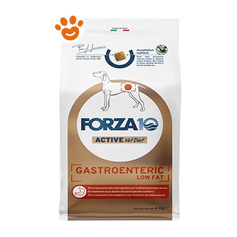 Forza10 Dog Active VetDiet Gastroenteric Low Fat - Sacco 10 Kg - Cibo Secco Cani