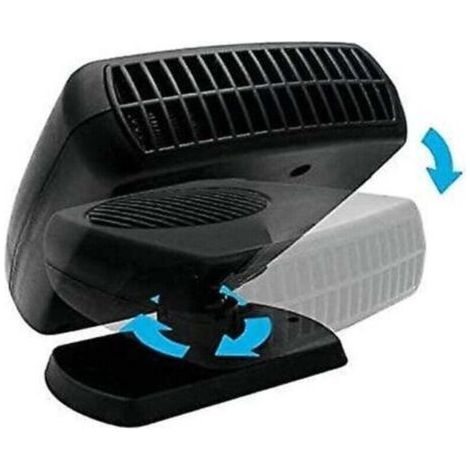 Enowelir Ventilateur Chauffant 12V 200W Pour Voiture Dégivrage Pare Brise Portable (1/4)