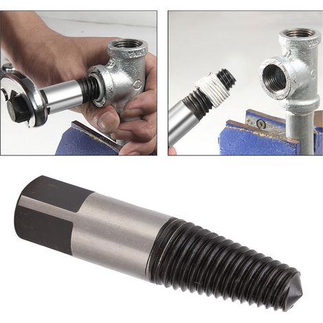 Rohrauszieher für 3/4-Zoll-Wasserleitungen, Wasserhahn, Eckventil, defektes Rohr, Schraubenauszieher-Set, abgebrochenes Gewinde (1/5)